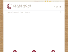 Tablet Screenshot of claremontcarecenter.com
